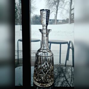 Waterford Lismore Crystal Clear Glass Decanter